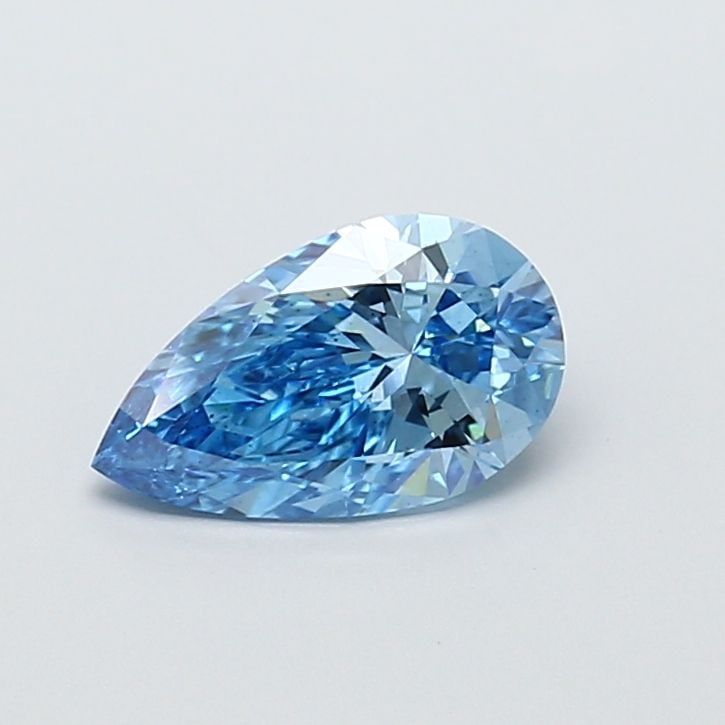 Loose Diamond - PEAR 1.3ct Fancy Vivid Blue VS2: Loose Diamond - PEAR 1.3ct Fancy Vivid Blue VS2 Source: This is a real non-mined Diamond that has been grown in a lab Shape: PEAR Carats: 1.3 Color: Fancy Vivid Blue Certification: IGI Video: