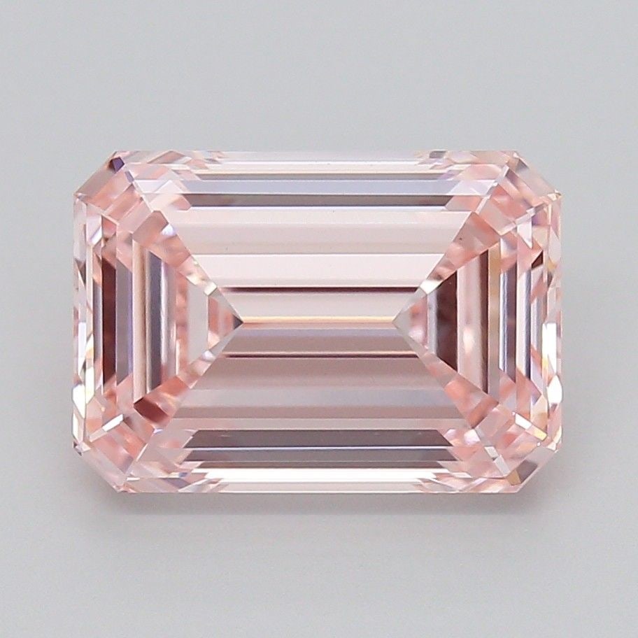 Loose Diamond - EMERALD 5.59ct Fancy Intense Pink VVS2: Loose Diamond - EMERALD 5.59ct Fancy Intense Pink VVS2 Source: This is a real non-mined Diamond that has been grown in a lab Shape: EMERALD Carats: 5.59 Color: Fancy Intense Pink Certification: IGI Vi
