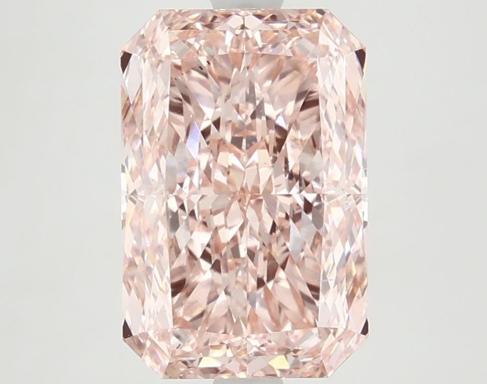 Loose Diamond - RADIANT 4.01ct Fancy Vivid Pink VS2: Loose Diamond - RADIANT 4.01ct Fancy Vivid Pink VS2 Source: This is a real non-mined Diamond that has been grown in a lab Shape: RADIANT Carats: 4.01 Color: Fancy Vivid Pink Certification: IGI Video:
