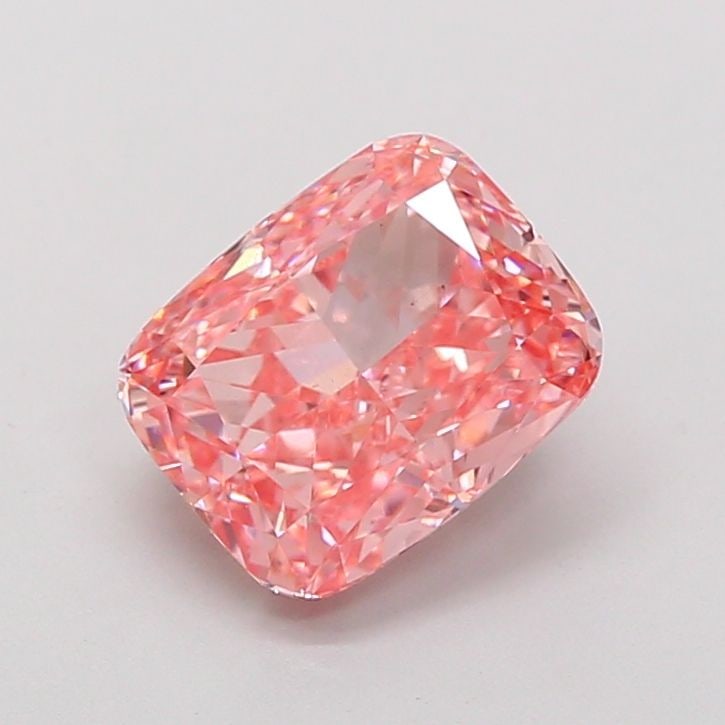 Loose Diamond - CUSHION MODIFIED 2.82ct Fancy Vivid Pink VS2: Loose Diamond - CUSHION MODIFIED 2.82ct Fancy Vivid Pink VS2 Source: This is a real non-mined Diamond that has been grown in a lab Shape: CUSHION MODIFIED Carats: 2.82 Color: Fancy Vivid Pink Certific
