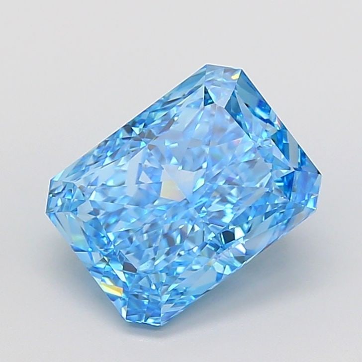 Loose Diamond - RADIANT 5.91ct Fancy Vivid Blue VS1: Loose Diamond - RADIANT 5.91ct Fancy Vivid Blue VS1 Source: This is a real non-mined Diamond that has been grown in a lab Shape: RADIANT Carats: 5.91 Color: Fancy Vivid Blue Certification: IGI Video: