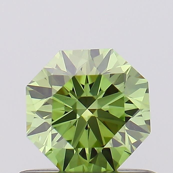 Loose Diamond - OCTAGONAL 0.51ct Fancy Vivid Green VS1: Loose Diamond - OCTAGONAL 0.51ct Fancy Vivid Green VS1 Source: This is a real non-mined Diamond that has been grown in a lab Shape: OCTAGONAL Carats: 0.51 Color: Fancy Vivid Green Certification: NONE 