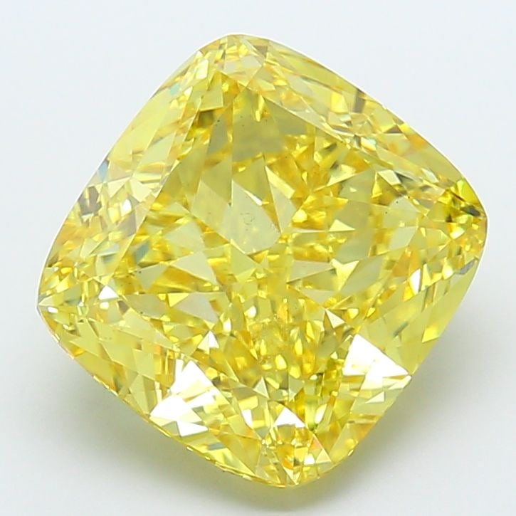 Loose Diamond - CUSHION MODIFIED 10.01ct Fancy Vivid Yellow VS2: Loose Diamond - CUSHION MODIFIED 10.01ct Fancy Vivid Yellow VS2 Source: This is a real non-mined Diamond that has been grown in a lab Shape: CUSHION MODIFIED Carats: 10.01 Color: Fancy Vivid Yellow Ce
