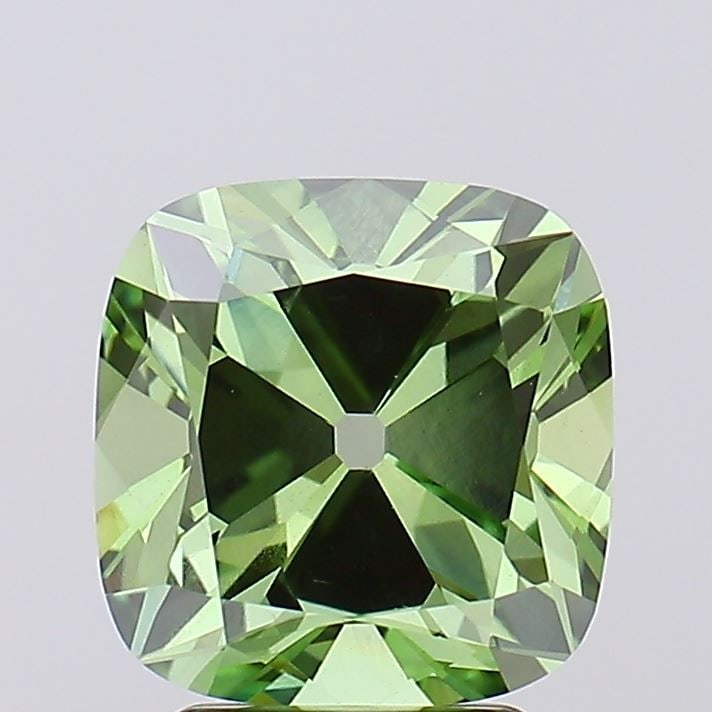 Loose Diamond - OLD MINER 3.17ct Fancy Vivid Green VS1: Loose Diamond - OLD MINER 3.17ct Fancy Vivid Green VS1 Source: This is a real non-mined Diamond that has been grown in a lab Shape: OLD MINER Carats: 3.17 Color: Fancy Vivid Green Certification: NONE 