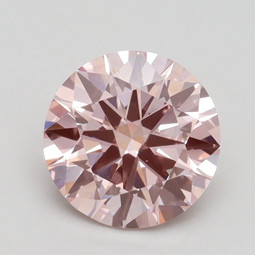 Loose Diamond - ROUND 2.04ct Fancy Light Pink VS1: Loose Diamond - ROUND 2.04ct Fancy Light Pink VS1 Source: This is a real non-mined Diamond that has been grown in a lab Shape: ROUND Carats: 2.04 Color: Fancy Light Pink Certification: IGI Video: