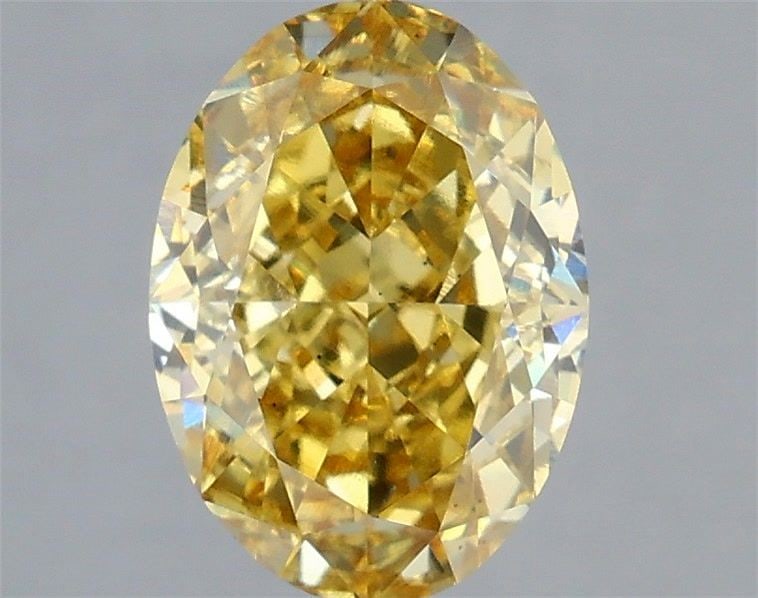 Loose Diamond - OVAL 3.08ct Fancy Intense Yellow VS2: Loose Diamond - OVAL 3.08ct Fancy Intense Yellow VS2 Source: This is a real non-mined Diamond that has been grown in a lab Shape: OVAL Carats: 3.08 Color: Fancy Intense Yellow Certification: IGI Video