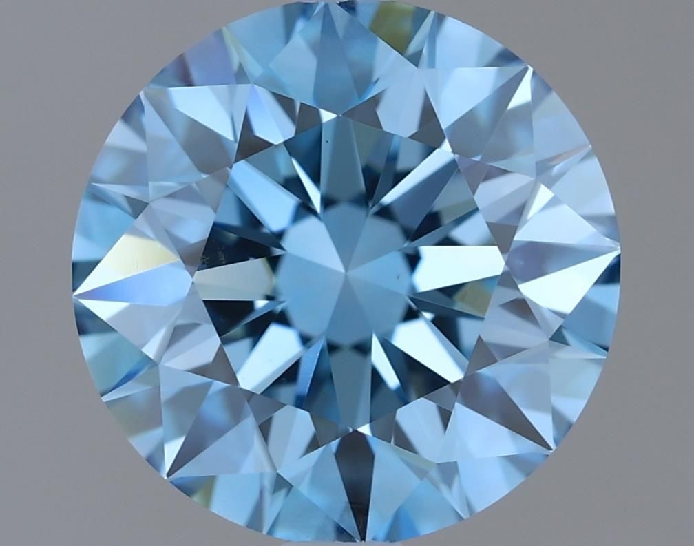 Ideal Loose Diamond - ROUND 1.52ct Fancy Vivid Blue VVS1: Ideal Loose Diamond - ROUND 1.52ct Fancy Vivid Blue VVS1 Source: This is a real non-mined Diamond that has been grown in a lab Shape: ROUND Carats: 1.52 Color: Fancy Vivid Blue Certification: IGI Vide