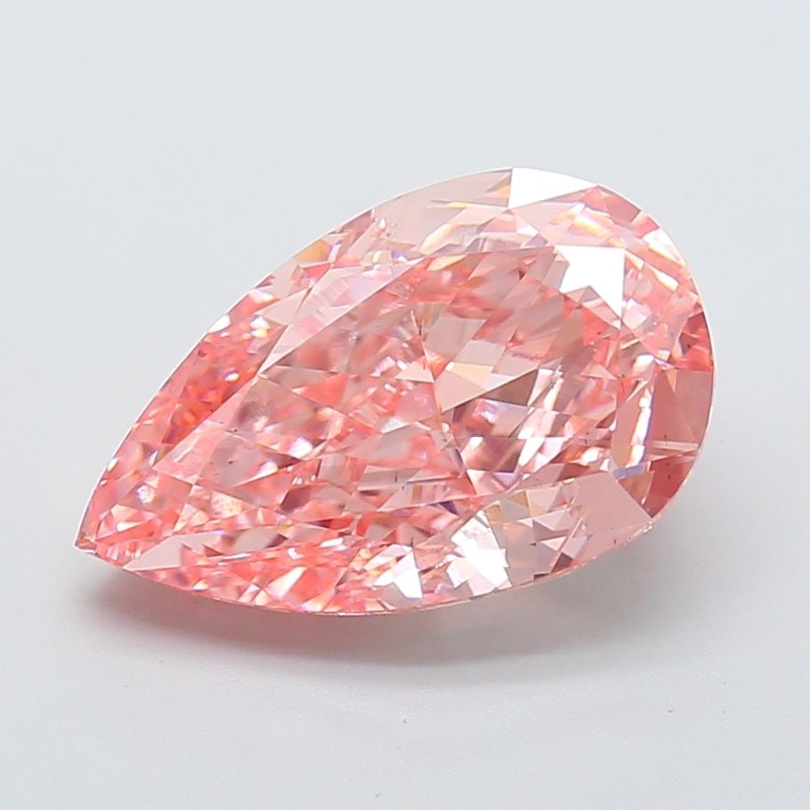 Loose Diamond - PEAR 6.02ct Fancy Vivid Pink VS2: Loose Diamond - PEAR 6.02ct Fancy Vivid Pink VS2 Source: This is a real non-mined Diamond that has been grown in a lab Shape: PEAR Carats: 6.02 Color: Fancy Vivid Pink Certification: IGI Video: