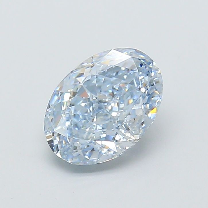 Loose Diamond - OVAL 1.76ct Fancy Intense Blue VVS2: Loose Diamond - OVAL 1.76ct Fancy Intense Blue VVS2 Source: This is a real non-mined Diamond that has been grown in a lab Shape: OVAL Carats: 1.76 Color: Fancy Intense Blue Certification: IGI Video: