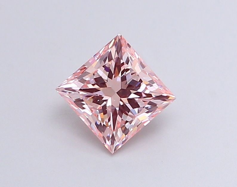 Loose Diamond - PRINCESS 1.5ct Fancy Pink VS1: Loose Diamond - PRINCESS 1.5ct Fancy Pink VS1 Source: This is a real non-mined Diamond that has been grown in a lab Shape: PRINCESS Carats: 1.5 Color: Fancy Pink Certification: IGI Video: