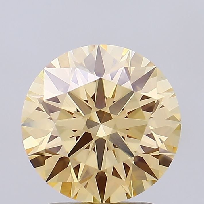 Ideal Loose Diamond - ROUND 2.36ct Fancy Brownish Yellow VS1: Ideal Loose Diamond - ROUND 2.36ct Fancy Brownish Yellow VS1 Source: This is a real non-mined Diamond that has been grown in a lab Shape: ROUND Carats: 2.36 Color: Fancy Brownish Yellow Certification: