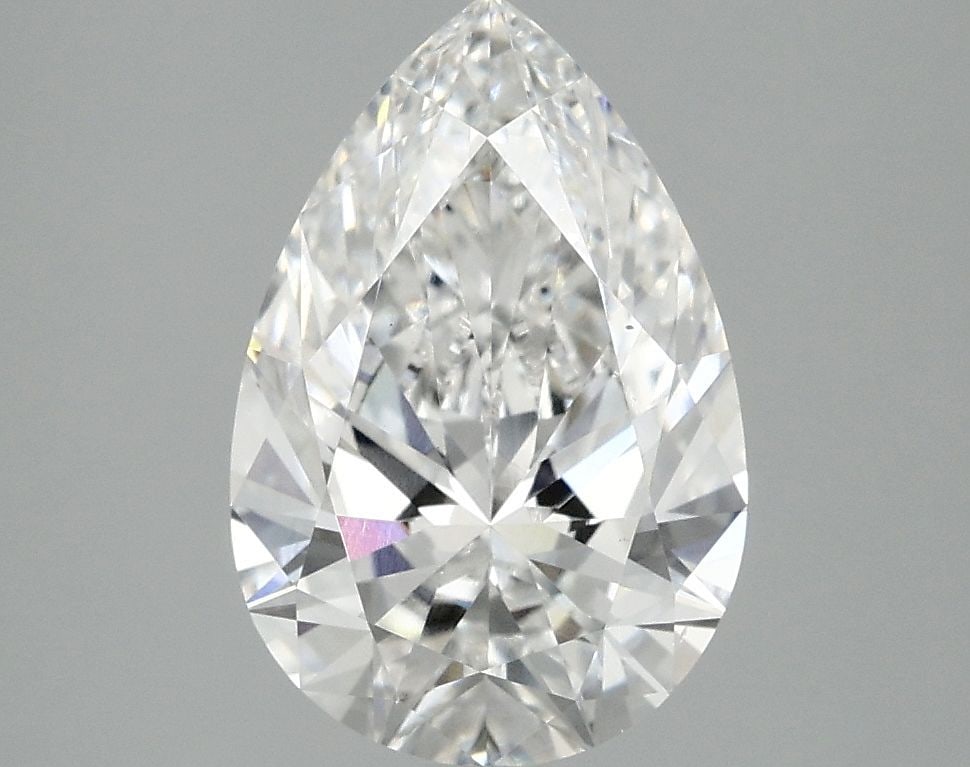 Loose Diamond - PEAR 2.37ct E VS2: Loose Diamond - PEAR 2.37ct E VS2 Source: This is a real non-mined Diamond that has been grown in a lab Shape: PEAR Carats: 2.37 Color: E Clarity: VS2 Certification: IGI Video: