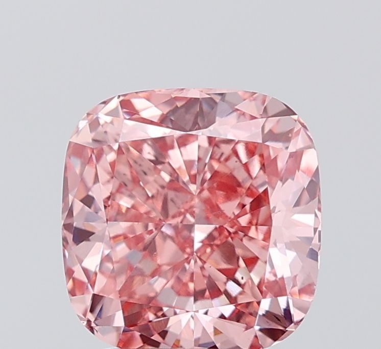 Loose Diamond - CUSHION MODIFIED 3.03ct Fancy Vivid Pink VS2: Loose Diamond - CUSHION MODIFIED 3.03ct Fancy Vivid Pink VS2 Source: This is a real non-mined Diamond that has been grown in a lab Shape: CUSHION MODIFIED Carats: 3.03 Color: Fancy Vivid Pink Certific