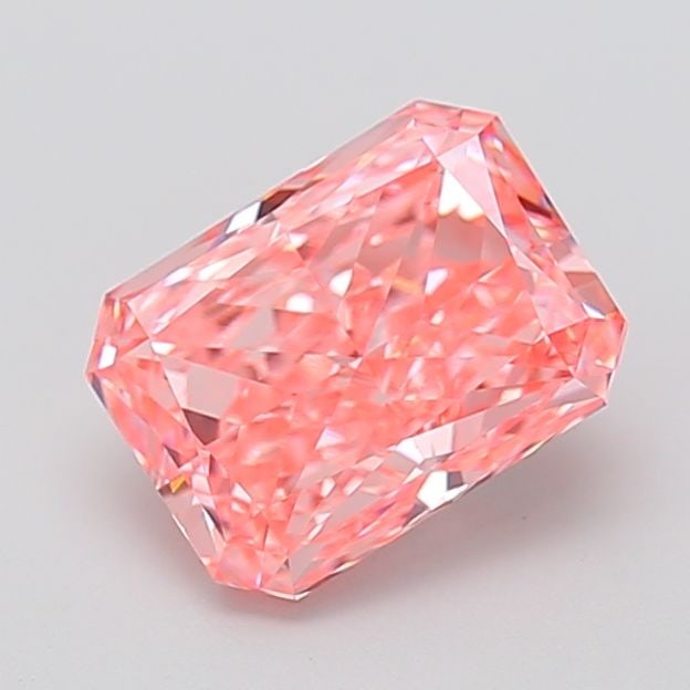 Loose Diamond - RADIANT 2.78ct Fancy Vivid Pink VS1: Loose Diamond - RADIANT 2.78ct Fancy Vivid Pink VS1 Source: This is a real non-mined Diamond that has been grown in a lab Shape: RADIANT Carats: 2.78 Color: Fancy Vivid Pink Certification: IGI Video: