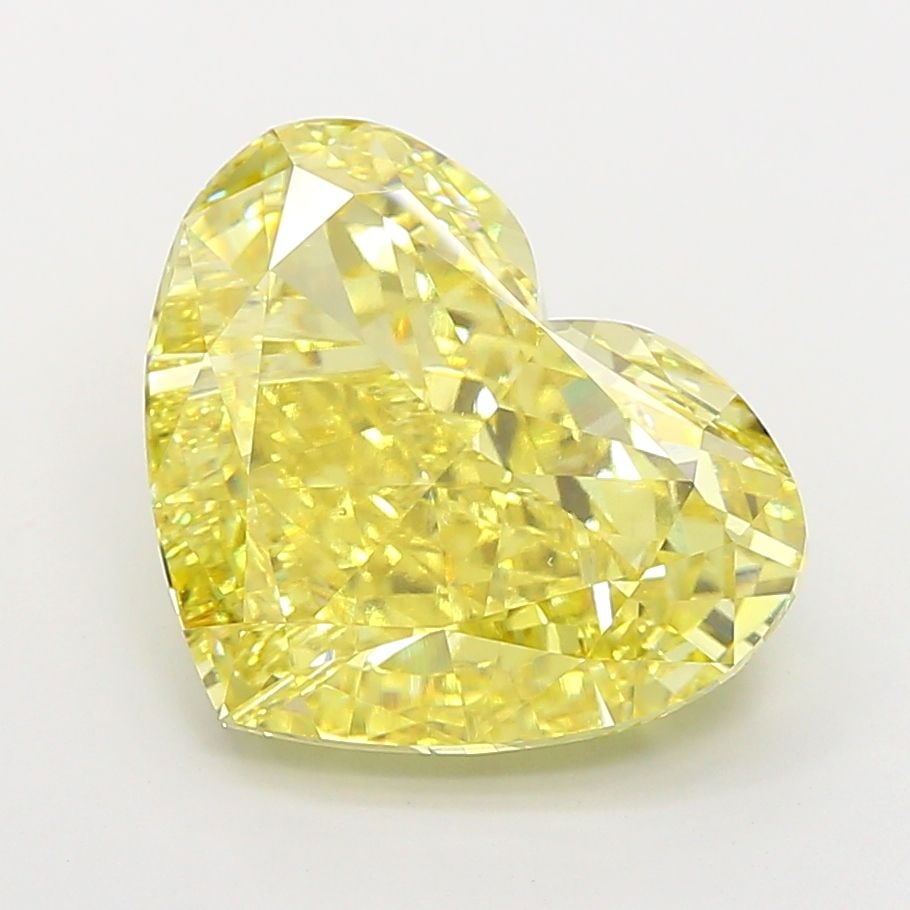 Loose Diamond - HEART 10.03ct Fancy Vivid Yellow VS1: Loose Diamond - HEART 10.03ct Fancy Vivid Yellow VS1 Source: This is a real non-mined Diamond that has been grown in a lab Shape: HEART Carats: 10.03 Color: Fancy Vivid Yellow Certification: IGI Video