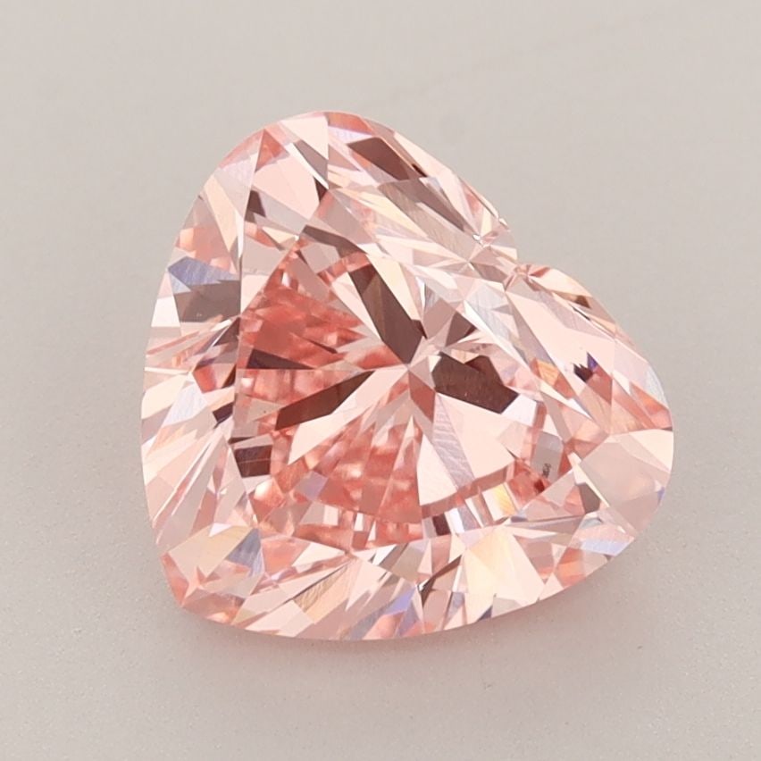 Loose Diamond - HEART 2.5ct Fancy Vivid Pink VVS2: Loose Diamond - HEART 2.5ct Fancy Vivid Pink VVS2 Source: This is a real non-mined Diamond that has been grown in a lab Shape: HEART Carats: 2.5 Color: Fancy Vivid Pink Certification: IGI Video: