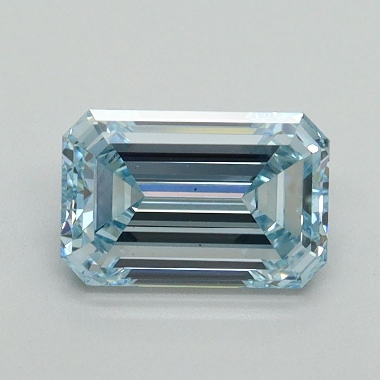 Loose Diamond - EMERALD 1.08ct Fancy Intense Blue VS2: Loose Diamond - EMERALD 1.08ct Fancy Intense Blue VS2 Source: This is a real non-mined Diamond that has been grown in a lab Shape: EMERALD Carats: 1.08 Color: Fancy Intense Blue Certification: IGI Vid