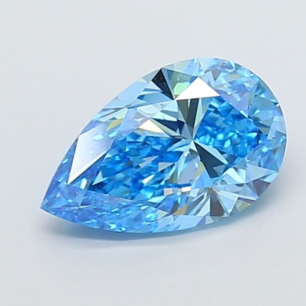 Loose Diamond - PEAR 2.0ct Fancy Vivid Blue VS1: Loose Diamond - PEAR 2.0ct Fancy Vivid Blue VS1 Source: This is a real non-mined Diamond that has been grown in a lab Shape: PEAR Carats: 2.0 Color: Fancy Vivid Blue Certification: IGI Video: