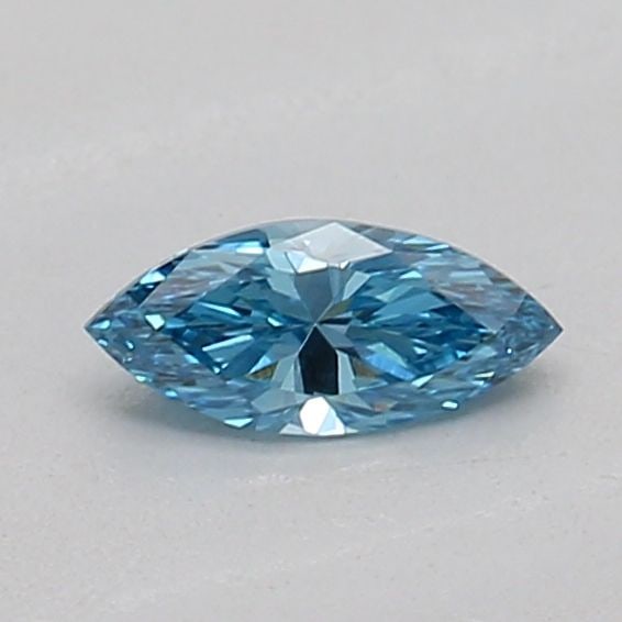 Loose Diamond - MARQUISE 0.15ct Fancy Vivid Blue VVS2: Loose Diamond - MARQUISE 0.15ct Fancy Vivid Blue VVS2 Source: This is a real non-mined Diamond that has been grown in a lab Shape: MARQUISE Carats: 0.15 Color: Fancy Vivid Blue Certification: IGI Addi