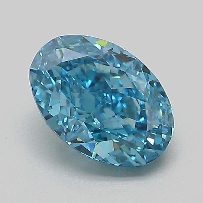 Loose Diamond - OVAL 1.11ct Fancy Vivid Blue VVS2: Loose Diamond - OVAL 1.11ct Fancy Vivid Blue VVS2 Source: This is a real non-mined Diamond that has been grown in a lab Shape: OVAL Carats: 1.11 Color: Fancy Vivid Blue Certification: IGI Video:
