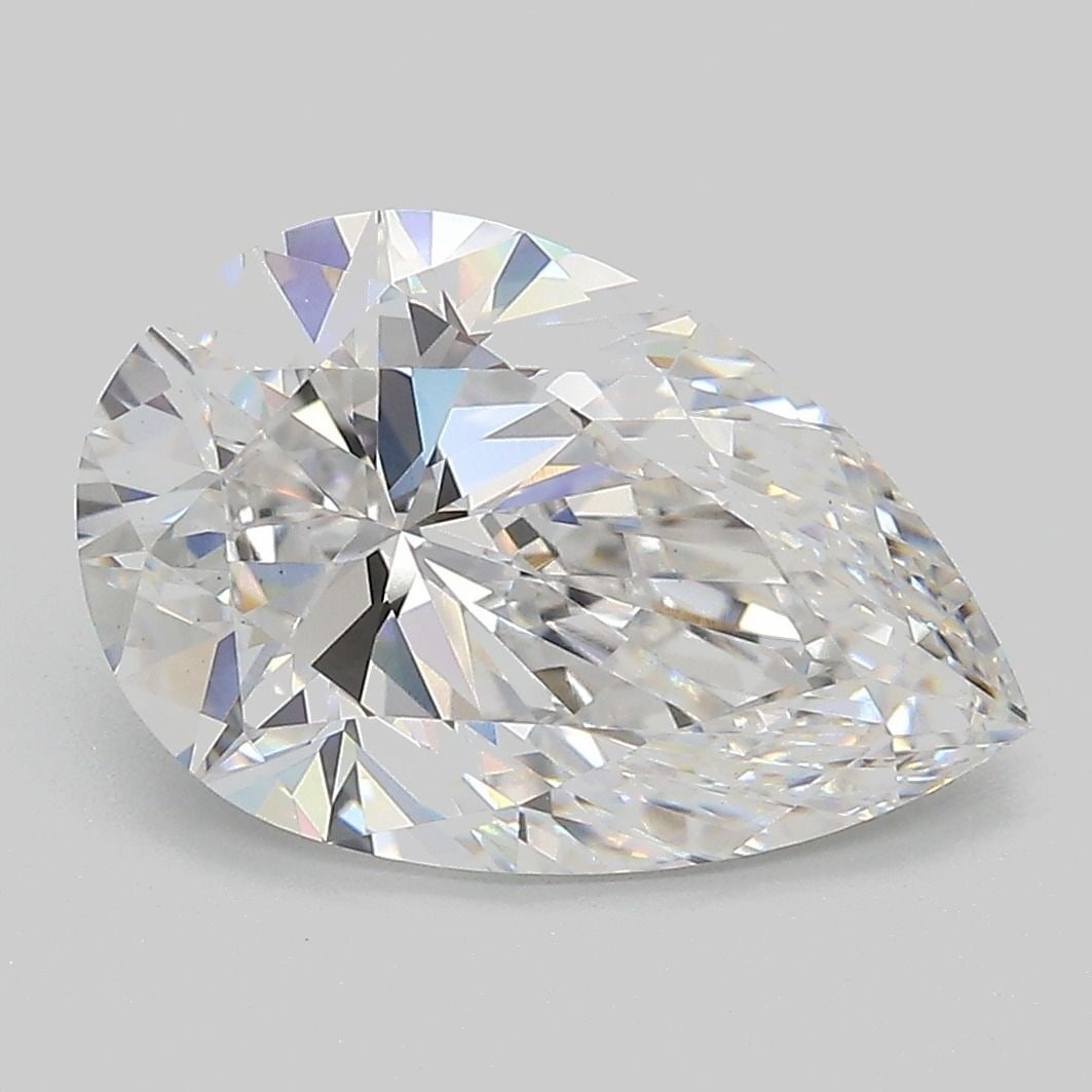 Loose Diamond - PEAR 4.1ct D VS1: Loose Diamond - PEAR 4.1ct D VS1 Source: This is a real non-mined Diamond that has been grown in a lab Shape: PEAR Carats: 4.1 Color: D Clarity: VS1 Certification: IGI Additional images available upon
