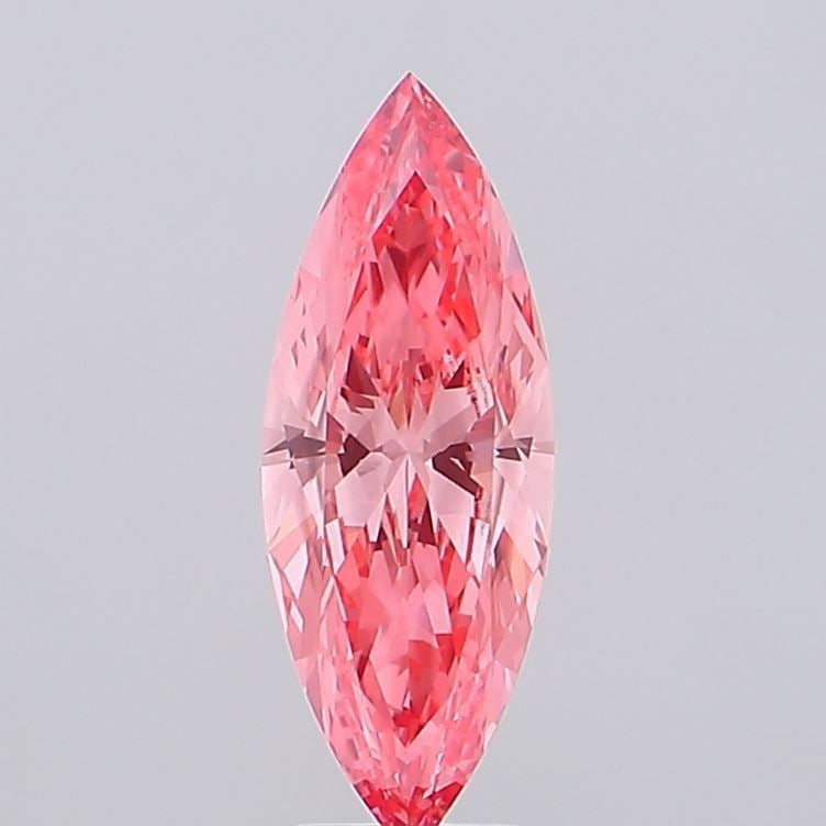Loose Diamond - MARQUISE 3.05ct Fancy Vivid Pink VVS2: Loose Diamond - MARQUISE 3.05ct Fancy Vivid Pink VVS2 Source: This is a real non-mined Diamond that has been grown in a lab Shape: MARQUISE Carats: 3.05 Color: Fancy Vivid Pink Certification: IGI Vide