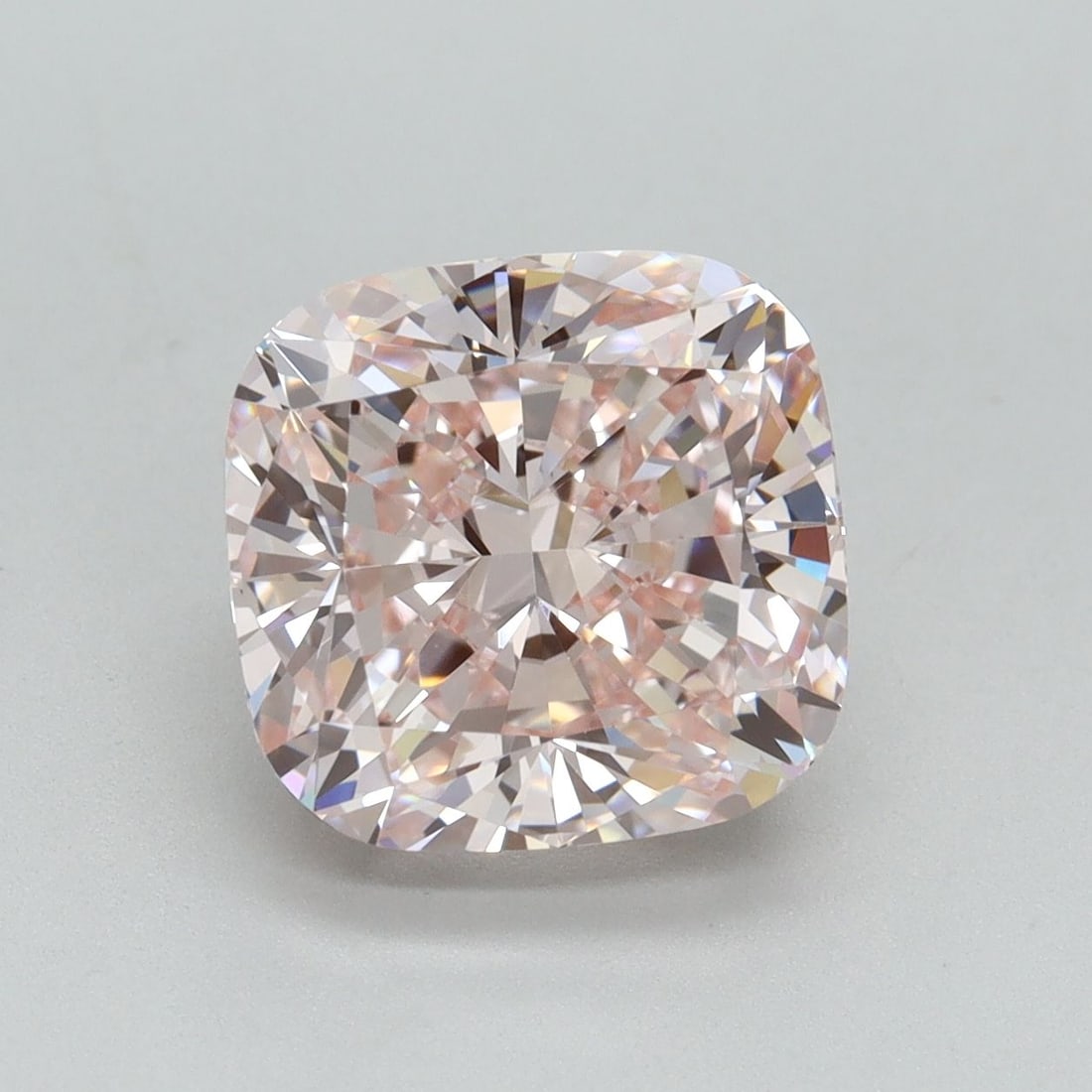 Loose Diamond - CUSHION MODIFIED 4.01ct Fancy Intense Pink VVS2: Loose Diamond - CUSHION MODIFIED 4.01ct Fancy Intense Pink VVS2 Source: This is a real non-mined Diamond that has been grown in a lab Shape: CUSHION MODIFIED Carats: 4.01 Color: Fancy Intense Pink Cer
