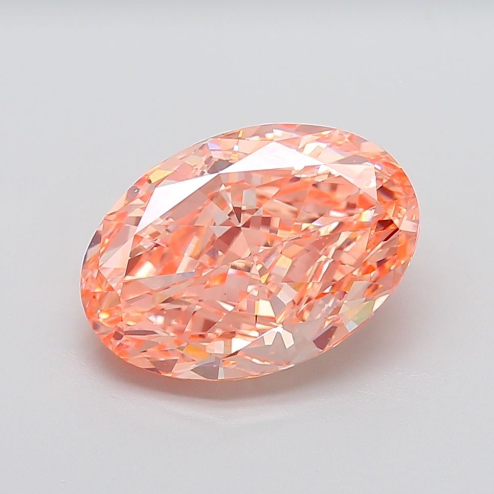 Loose Diamond - OVAL 7.05ct Fancy Vivid Pink VS1: Loose Diamond - OVAL 7.05ct Fancy Vivid Pink VS1 Source: This is a real non-mined Diamond that has been grown in a lab Shape: OVAL Carats: 7.05 Color: Fancy Vivid Pink Certification: IGI Video: