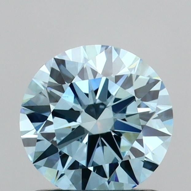 Loose Diamond - ROUND 1.0ct Fancy Vivid Blue VS1: Loose Diamond - ROUND 1.0ct Fancy Vivid Blue VS1 Source: This is a real non-mined Diamond that has been grown in a lab Shape: ROUND Carats: 1.0 Color: Fancy Vivid Blue Certification: IGI Video: Video