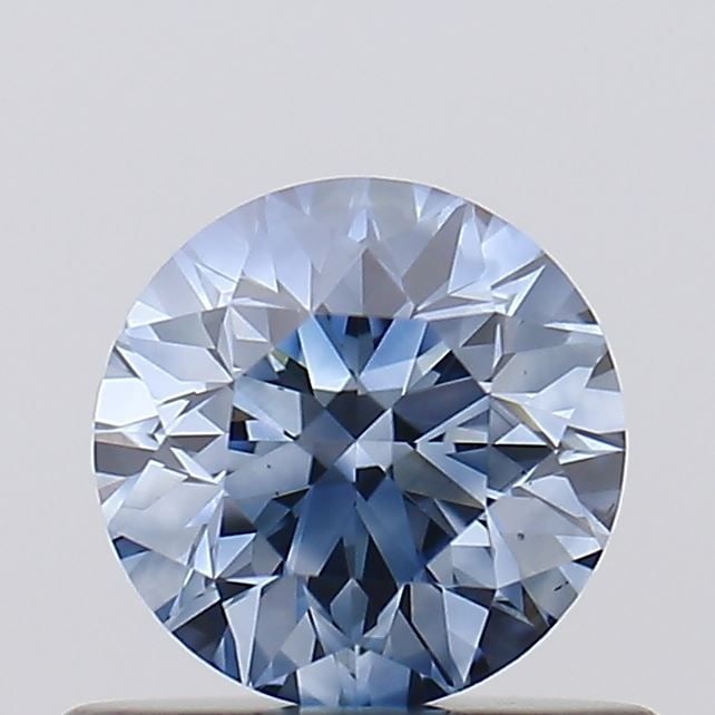 Loose Diamond - ROUND 0.57ct Fancy Vivid Blue SI1: Loose Diamond - ROUND 0.57ct Fancy Vivid Blue SI1 Source: This is a real non-mined Diamond that has been grown in a lab Shape: ROUND Carats: 0.57 Color: Fancy Vivid Blue Certification: NONE Video: