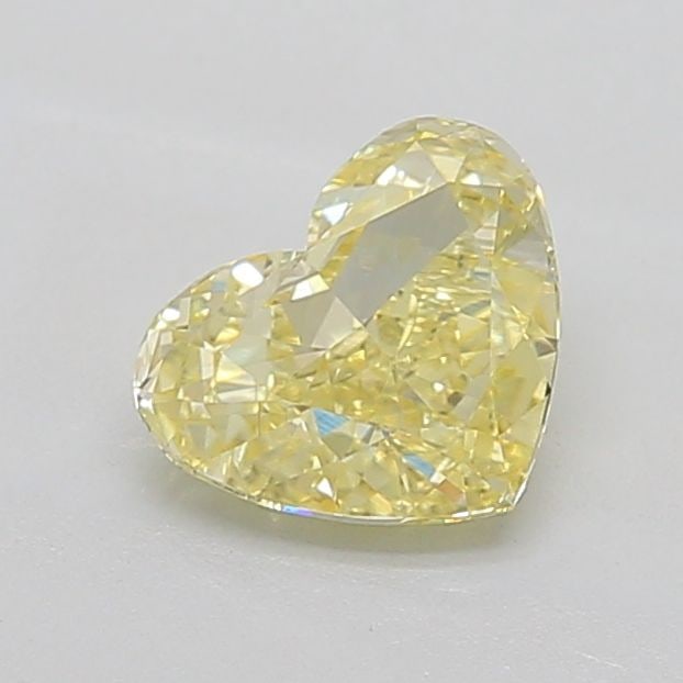 Loose Diamond - HEART 1.31ct Fancy Yellow VS1: Loose Diamond - HEART 1.31ct Fancy Yellow VS1 Source: This is a real non-mined Diamond that has been grown in a lab Shape: HEART Carats: 1.31 Color: Fancy Yellow Certification: IGI Video: