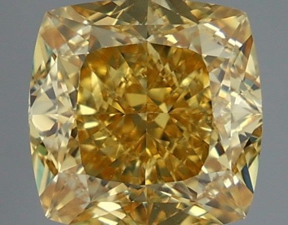 Loose Diamond - CUSHION MODIFIED 1.73ct Fancy Vivid Yellow VVS2: Loose Diamond - CUSHION MODIFIED 1.73ct Fancy Vivid Yellow VVS2 Source: This is a real non-mined Diamond that has been grown in a lab Shape: CUSHION MODIFIED Carats: 1.73 Color: Fancy Vivid Yellow