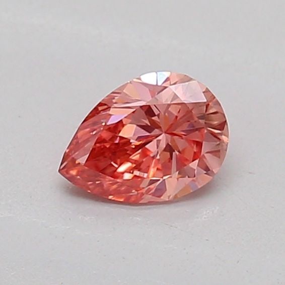Loose Diamond - PEAR 0.19ct Fancy Vivid Pink VS1: Loose Diamond - PEAR 0.19ct Fancy Vivid Pink VS1 Source: This is a real non-mined Diamond that has been grown in a lab Shape: PEAR Carats: 0.19 Color: Fancy Vivid Pink Certification: IGI Video: