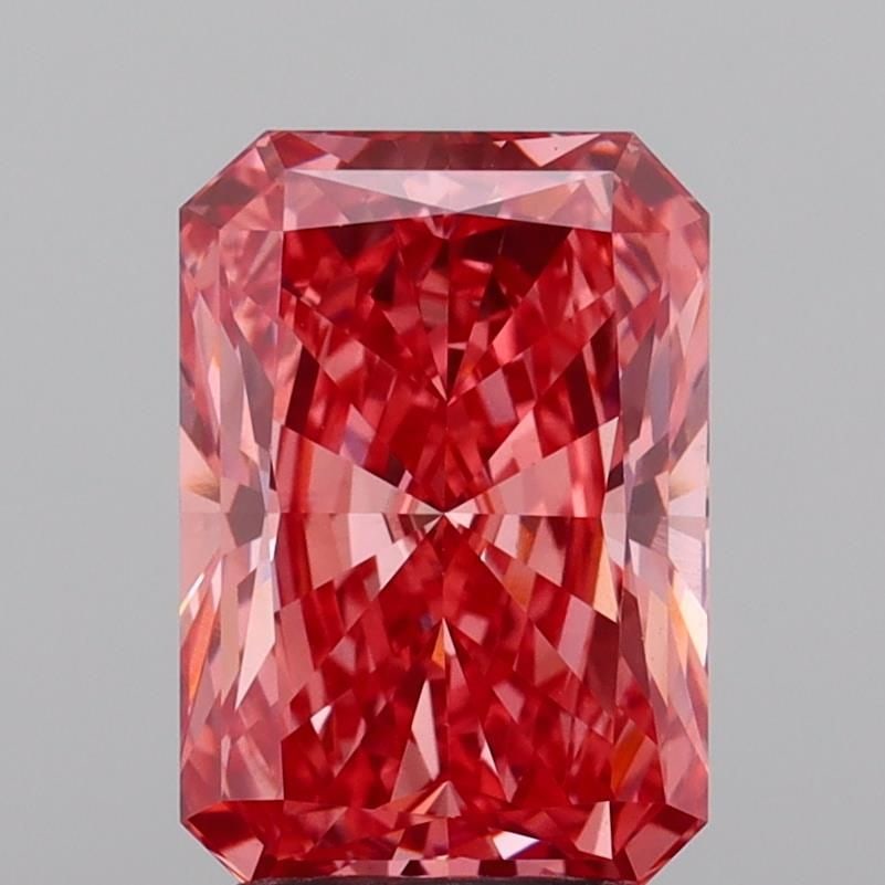 Loose Diamond - RADIANT 3.16ct Fancy Vivid Pink VS1 (1 of 1)