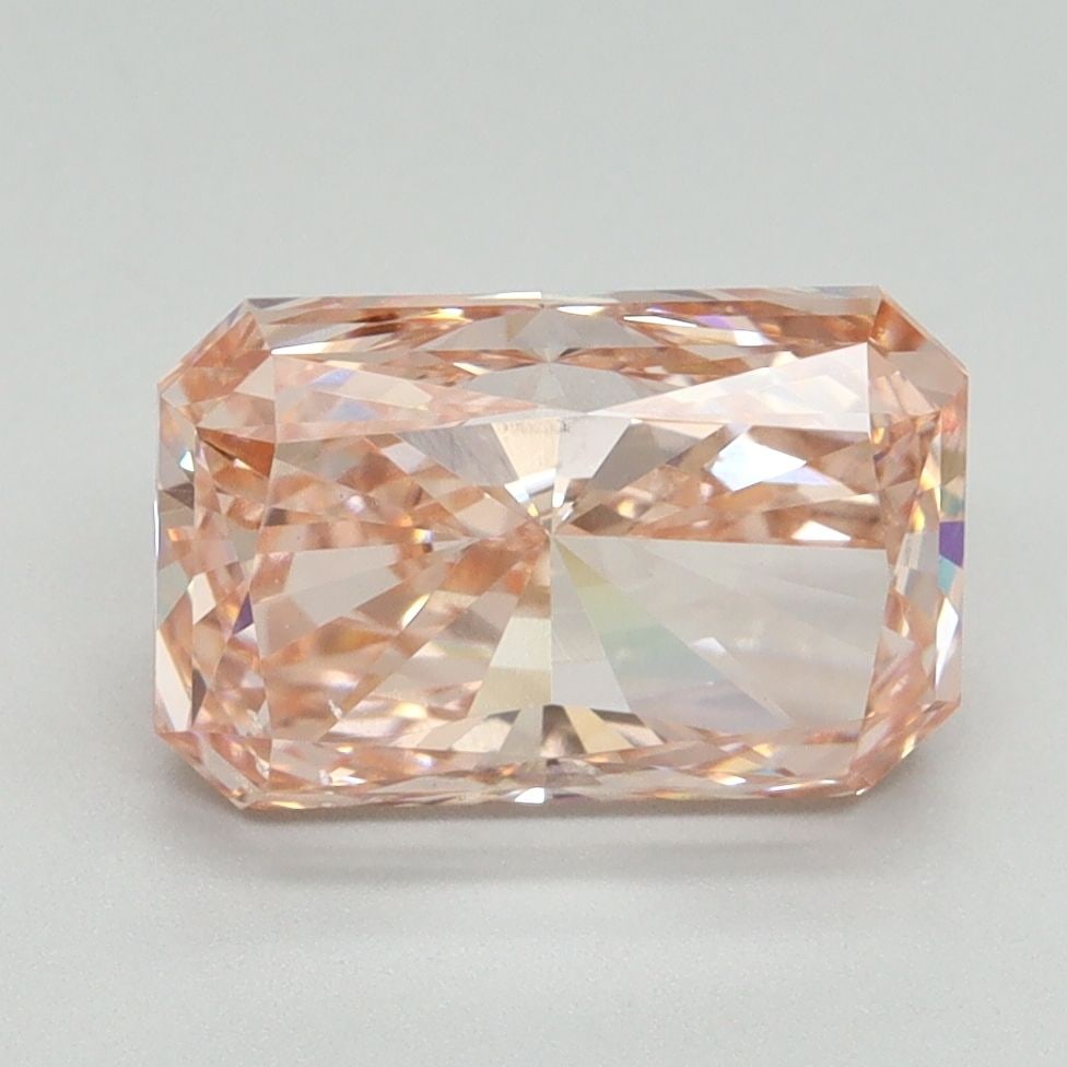 Loose Diamond - RADIANT 3.01ct Fancy Vivid Pink VS2: Loose Diamond - RADIANT 3.01ct Fancy Vivid Pink VS2 Source: This is a real non-mined Diamond that has been grown in a lab Shape: RADIANT Carats: 3.01 Color: Fancy Vivid Pink Certification: IGI Video:
