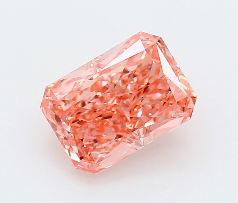 Loose Diamond - RADIANT 2.1ct Fancy Vivid Pink VVS2: Loose Diamond - RADIANT 2.1ct Fancy Vivid Pink VVS2 Source: This is a real non-mined Diamond that has been grown in a lab Shape: RADIANT Carats: 2.1 Color: Fancy Vivid Pink Certification: IGI Video: