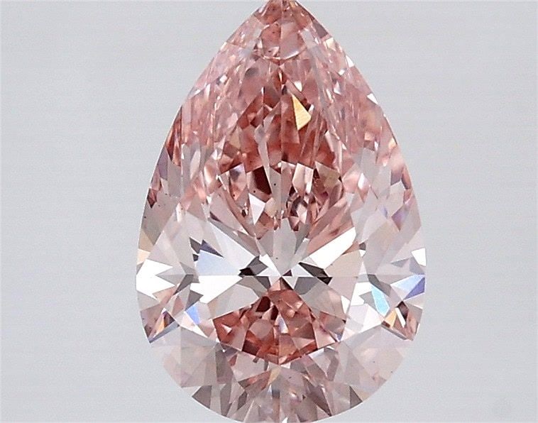 Loose Diamond - PEAR 1.54ct Fancy Vivid Pink VS1: Loose Diamond - PEAR 1.54ct Fancy Vivid Pink VS1 Source: This is a real non-mined Diamond that has been grown in a lab Shape: PEAR Carats: 1.54 Color: Fancy Vivid Pink Certification: IGI Video: