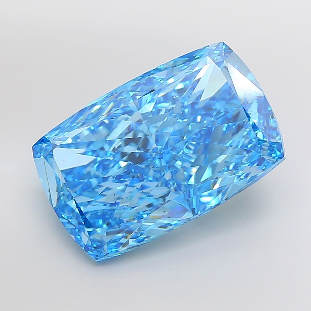 Loose Diamond - CUSHION MODIFIED 30.06ct Fancy Vivid Blue VS2: Loose Diamond - CUSHION MODIFIED 30.06ct Fancy Vivid Blue VS2 Source: This is a real non-mined Diamond that has been grown in a lab Shape: CUSHION MODIFIED Carats: 30.06 Color: Fancy Vivid Blue Certif