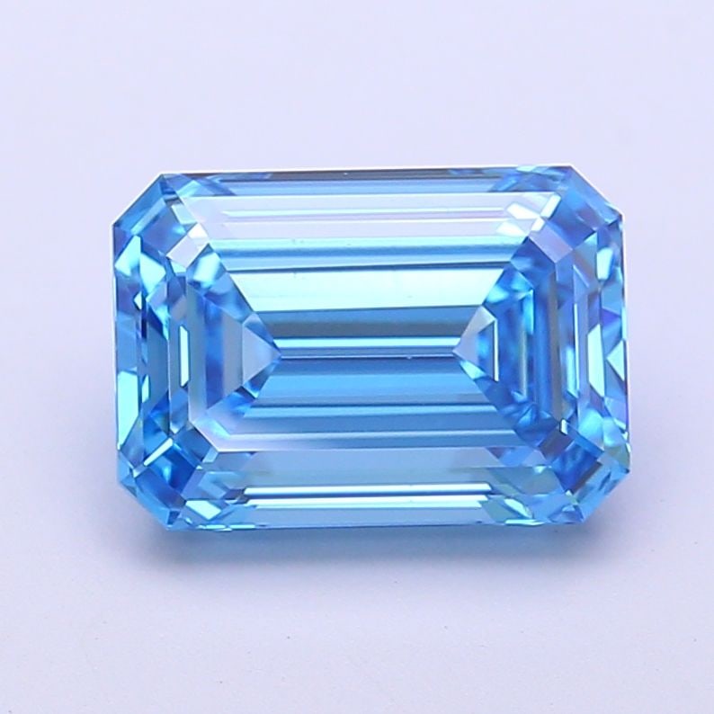 Loose Diamond - EMERALD 3.0ct Fancy Vivid Blue VS1: Loose Diamond - EMERALD 3.0ct Fancy Vivid Blue VS1 Source: This is a real non-mined Diamond that has been grown in a lab Shape: EMERALD Carats: 3.0 Color: Fancy Vivid Blue Certification: IGI Video: