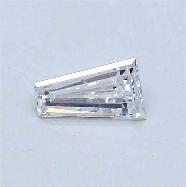 Loose Diamond - TAPERED BAGUETTE 0.37ct F VVS2: Loose Diamond - TAPERED BAGUETTE 0.37ct F VVS2 Source: This is a real non-mined Diamond that has been grown in a lab Shape: TAPERED BAGUETTE Carats: 0.37 Color: F Clarity: VVS2 Certification: NONE Vid