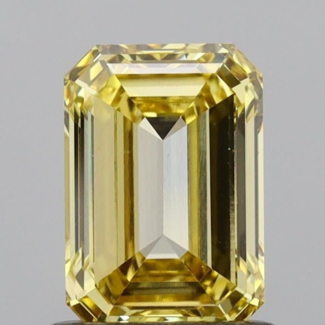 Loose Diamond - EMERALD 1.07ct Fancy Vivid Yellow VS1: Loose Diamond - EMERALD 1.07ct Fancy Vivid Yellow VS1 Source: This is a real non-mined Diamond that has been grown in a lab Shape: EMERALD Carats: 1.07 Color: Fancy Vivid Yellow Certification: NONE Vi