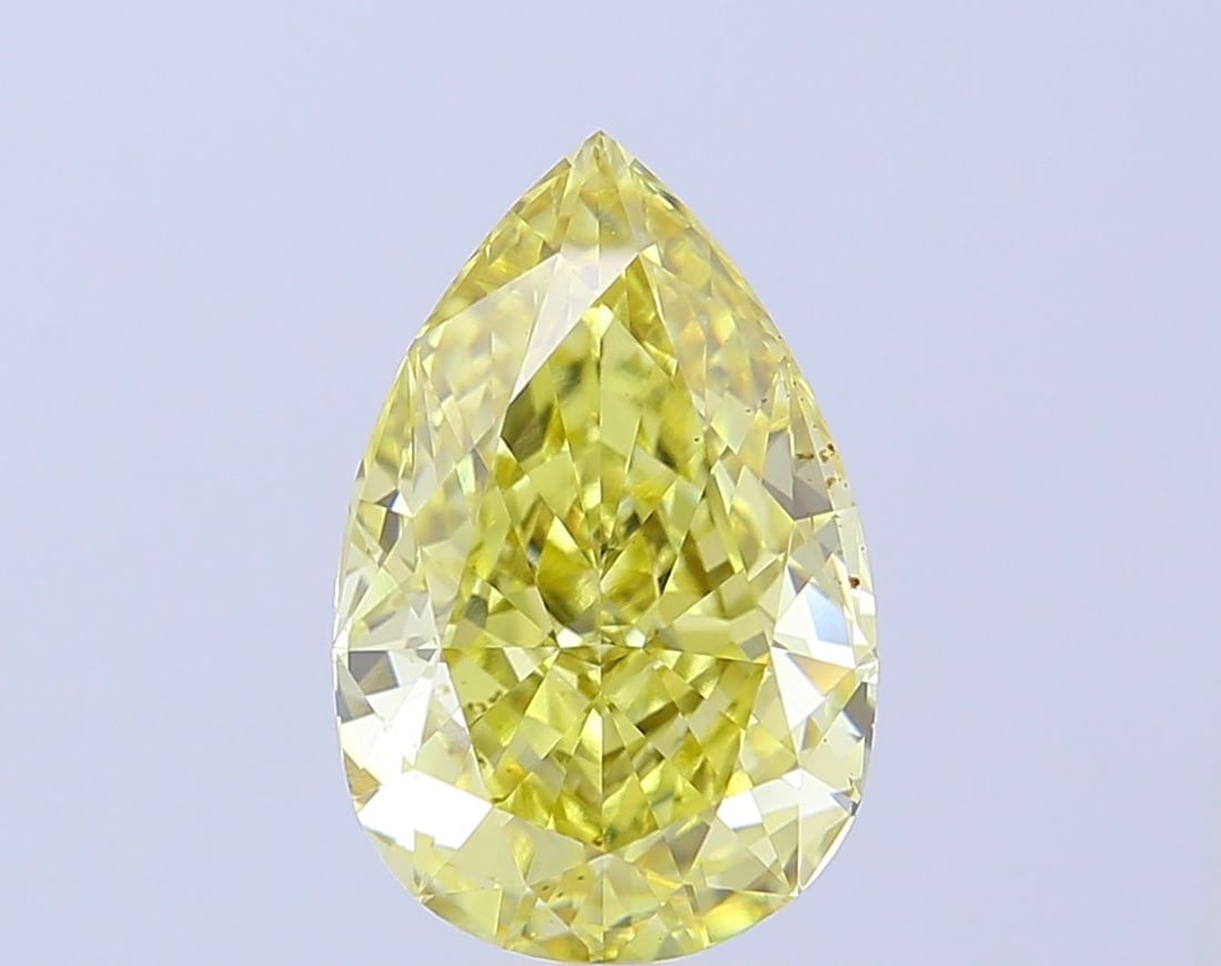 Loose Diamond - PEAR 4.65ct Fancy Intense Yellow VS1: Loose Diamond - PEAR 4.65ct Fancy Intense Yellow VS1 Source: This is a real non-mined Diamond that has been grown in a lab Shape: PEAR Carats: 4.65 Color: Fancy Intense Yellow Certification: IGI Video
