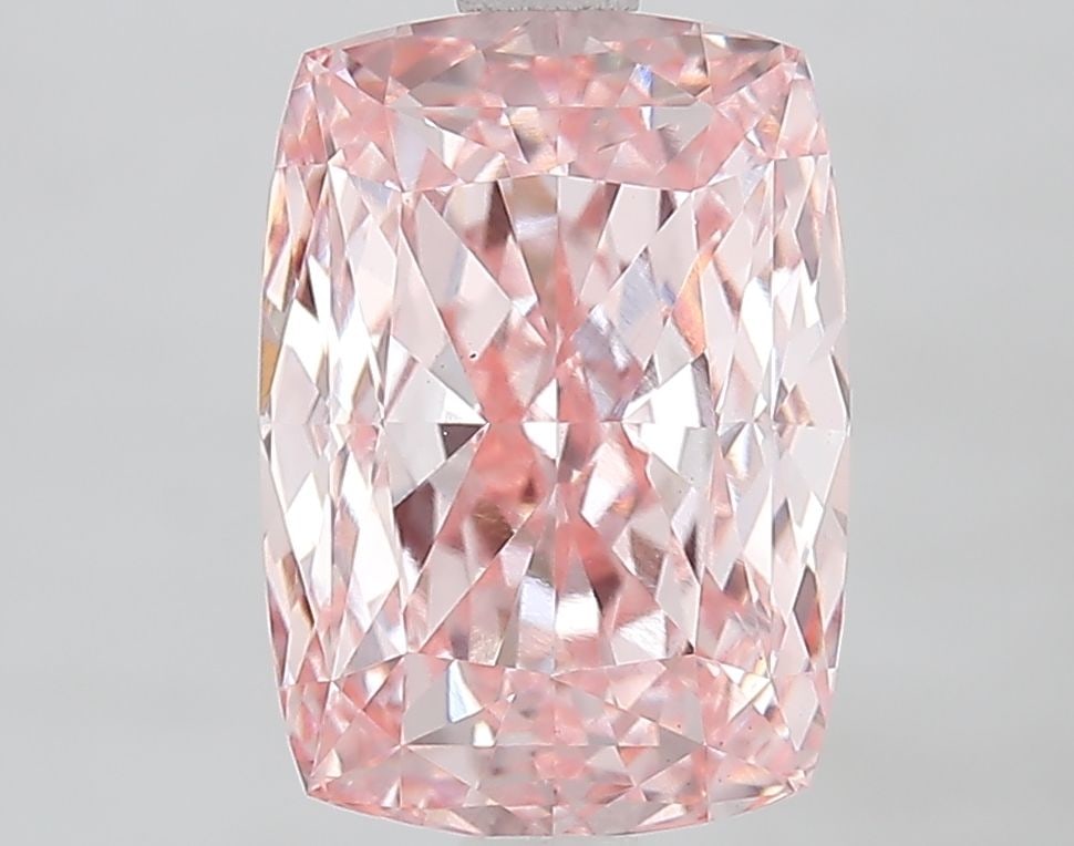 Loose Diamond - CUSHION MODIFIED 3.02ct Fancy Vivid Pink VS1: Loose Diamond - CUSHION MODIFIED 3.02ct Fancy Vivid Pink VS1 Source: This is a real non-mined Diamond that has been grown in a lab Shape: CUSHION MODIFIED Carats: 3.02 Color: Fancy Vivid Pink Certific