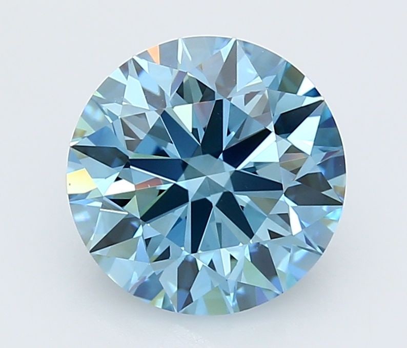 Ideal Loose Diamond - ROUND 3.97ct Fancy Vivid Blue VS1: Ideal Loose Diamond - ROUND 3.97ct Fancy Vivid Blue VS1 Source: This is a real non-mined Diamond that has been grown in a lab Shape: ROUND Carats: 3.97 Color: Fancy Vivid Blue Certification: IGI Video