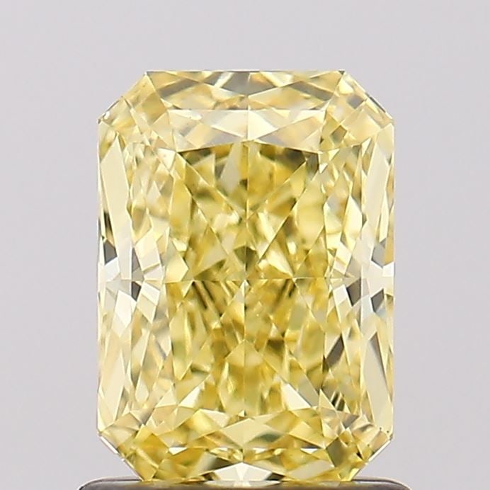 Loose Diamond - RADIANT 1.2ct Fancy Vivid Yellow VVS2: Loose Diamond - RADIANT 1.2ct Fancy Vivid Yellow VVS2 Source: This is a real non-mined Diamond that has been grown in a lab Shape: RADIANT Carats: 1.2 Color: Fancy Vivid Yellow Certification: IGI Vide