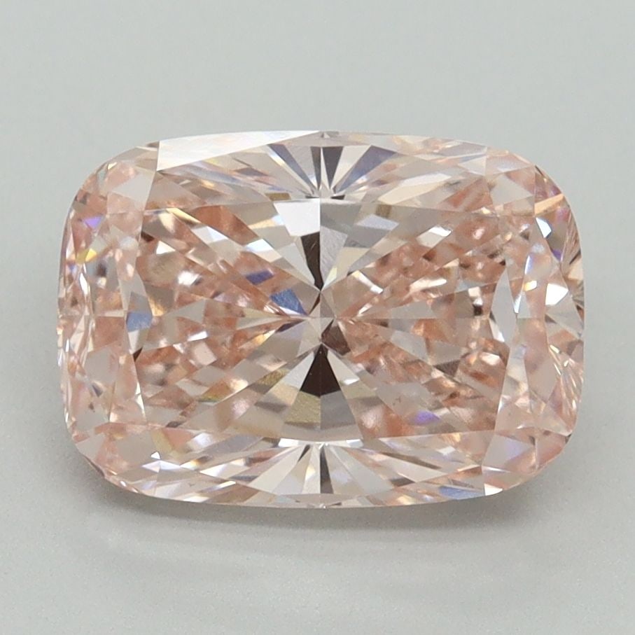 Loose Diamond - CUSHION BRILLIANT 3.03ct Fancy Intense Pink VS1: Loose Diamond - CUSHION BRILLIANT 3.03ct Fancy Intense Pink VS1 Source: This is a real non-mined Diamond that has been grown in a lab Shape: CUSHION BRILLIANT Carats: 3.03 Color: Fancy Intense Pink Ce