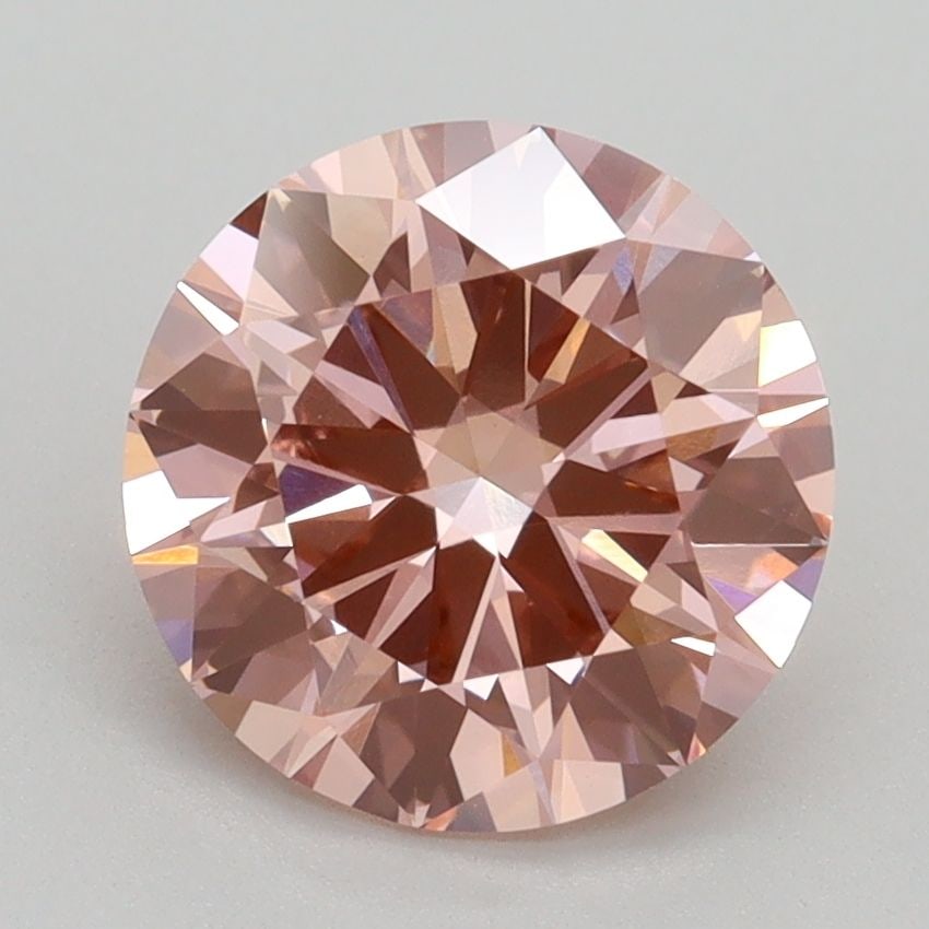 Loose Diamond - ROUND 2.4ct Fancy Intense Pink VS1: Loose Diamond - ROUND 2.4ct Fancy Intense Pink VS1 Source: This is a real non-mined Diamond that has been grown in a lab Shape: ROUND Carats: 2.4 Color: Fancy Intense Pink Certification: IGI Video: