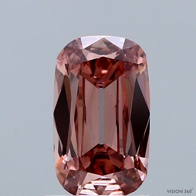 Loose Diamond - CUSHION BRILLIANT 0.97ct Fancy Brown VS1: Loose Diamond - CUSHION BRILLIANT 0.97ct Fancy Brown VS1 Source: This is a real non-mined Diamond that has been grown in a lab Shape: CUSHION BRILLIANT Carats: 0.97 Color: Fancy Brown Certification: I