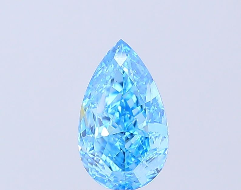Loose Diamond - PEAR 1.2ct Fancy Vivid Blue VS1: Loose Diamond - PEAR 1.2ct Fancy Vivid Blue VS1 Source: This is a real non-mined Diamond that has been grown in a lab Shape: PEAR Carats: 1.2 Color: Fancy Vivid Blue Certification: IGI Video: