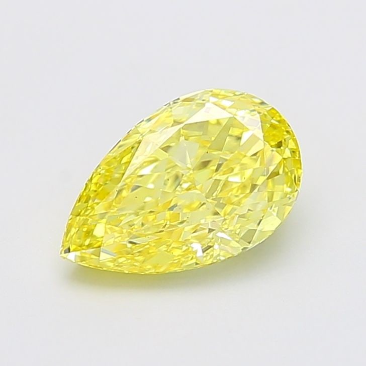 Loose Diamond - PEAR 2.51ct Fancy Vivid Yellow VS2: Loose Diamond - PEAR 2.51ct Fancy Vivid Yellow VS2 Source: This is a real non-mined Diamond that has been grown in a lab Shape: PEAR Carats: 2.51 Color: Fancy Vivid Yellow Certification: IGI Video: